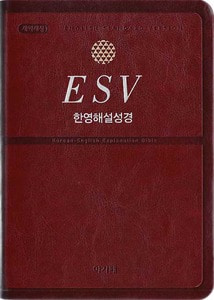 ESV 한영해설성경 특중 단본 색인 무지퍼 자주