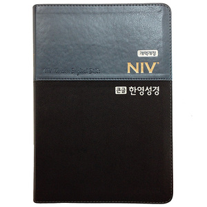 NIV 큰글한영성경(개역개정 대 단본 색인 그레이다크브라운)